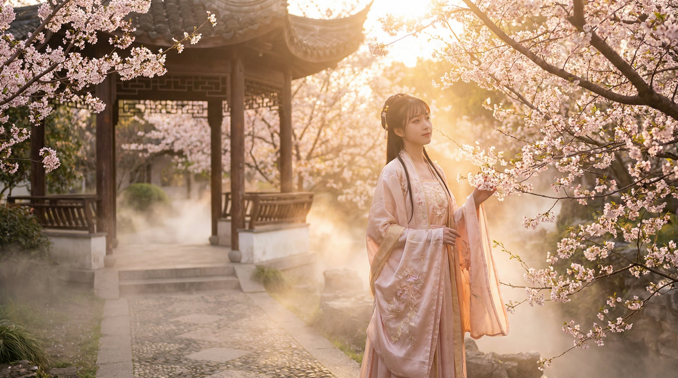 主人奴隶视频：古风汉服美少女写真